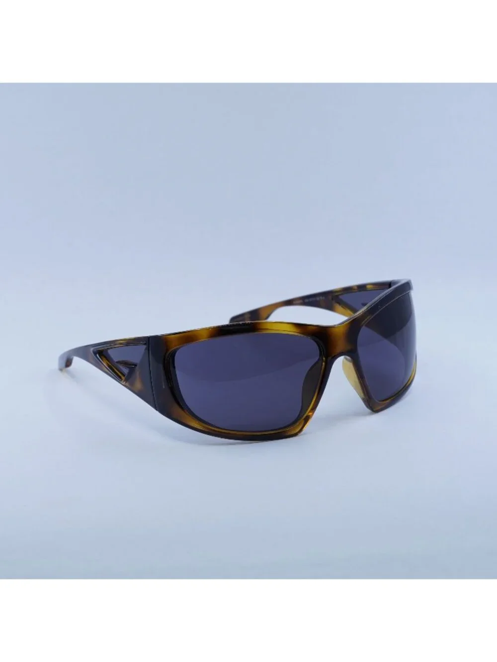 Givenchy GV40051I 56A Sunglasses Havana Shield Frame, Grey with Mirror Lenses